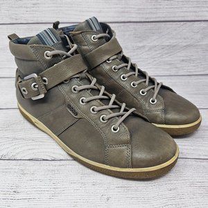 Ecco Women's Chase Buckle Boot Low Pavement Old West‎ SIze 7.5